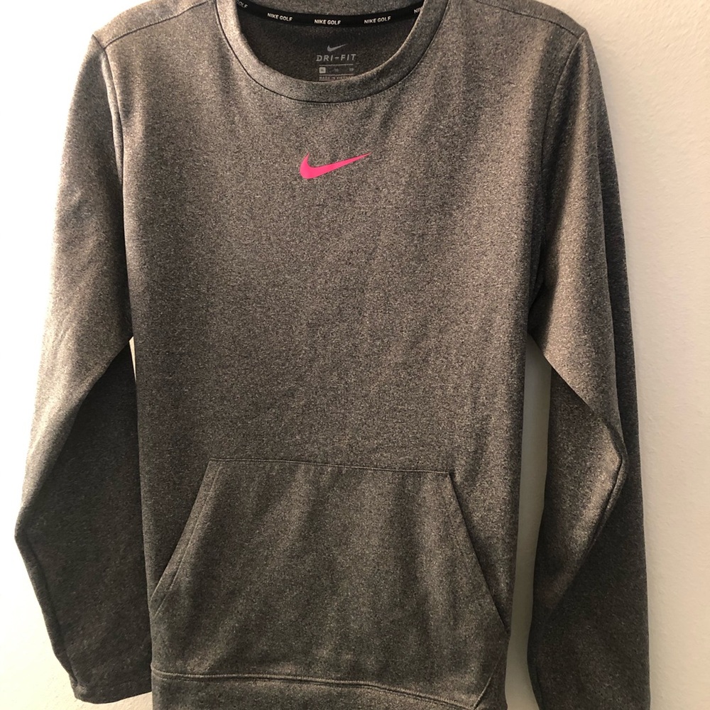 NWOT Nike Gray and Pink Sweatshirt